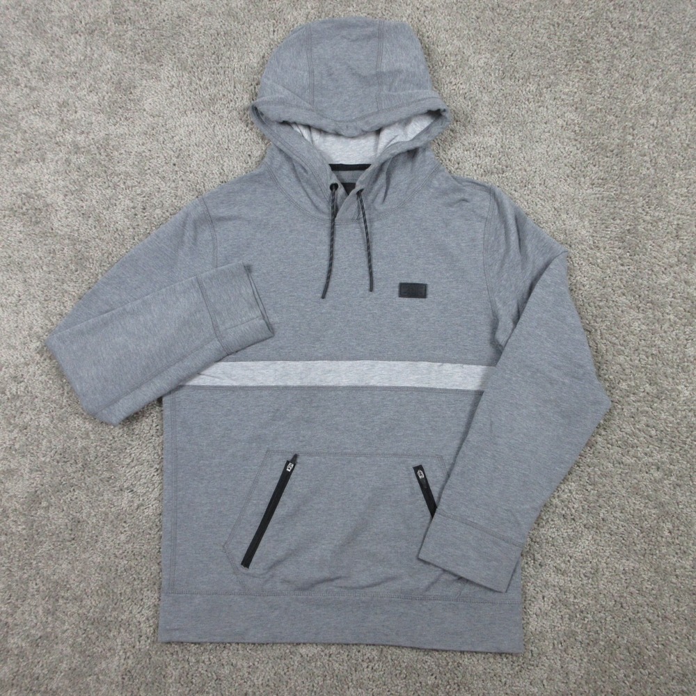 Abercrombie & Fitch Sweater Mens XS Gray Fleece Sport Pullover Hoodie Sweatshirt